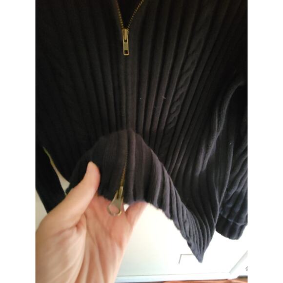 Denim & Co Black sweater 1X - Picture 2 of 6